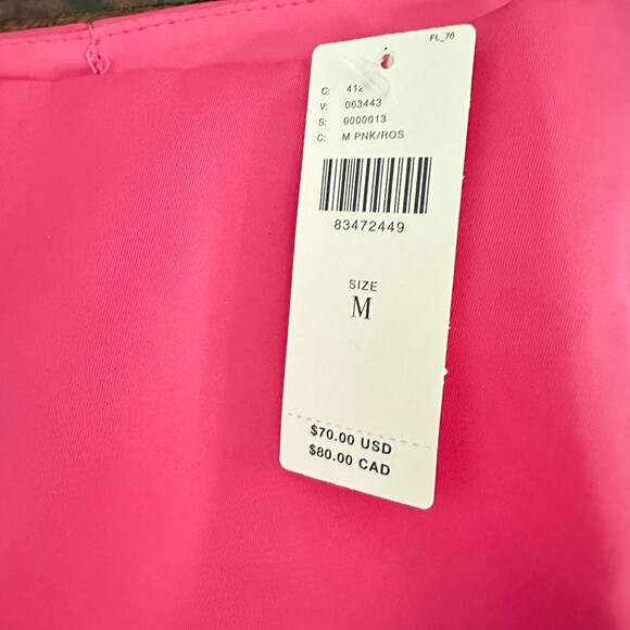 Anthropologie Endless Rose Low-Rise Mini Skirt / Skort Size M New Pink - Picture 4 of 6